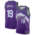 Friene U.Jazz #19 Ace Bailey Purple Swingman Stitched Jerseys - Icon Edition