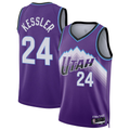 Friene U.Jazz #24 Walker Kessler Purple Swingman Stitched Jerseys- Icon Edition