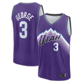 Friene U.Jazz #3 Keyonte George Purple Fast Break Replica Stitched Jerseys- Icon Edition