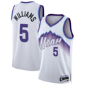 Friene U.Jazz #5 Cody Williams White Swingman Stitched Jerseys - Association Edition