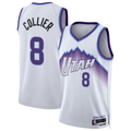 Friene U.Jazz #8 Isaiah Collier White Swingman Stitched Jerseys - Association Edition