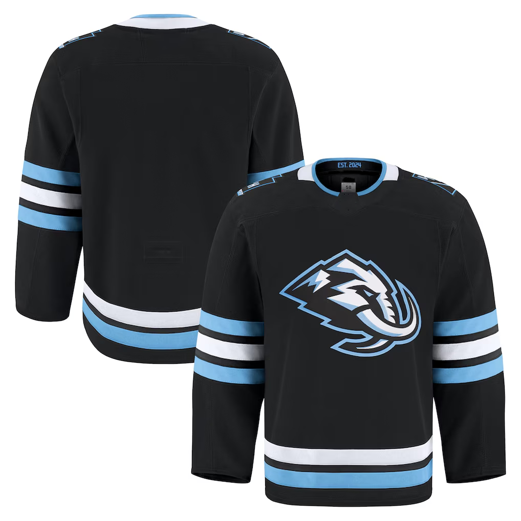 Friene U.Mammoth Black Home Authentic Pro Jerseys