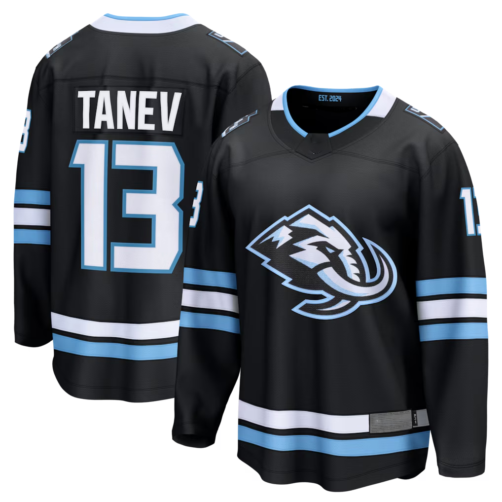 Friene U.Mammoth #13 Brandon Tanev Black Home Breakaway Player Jerseys