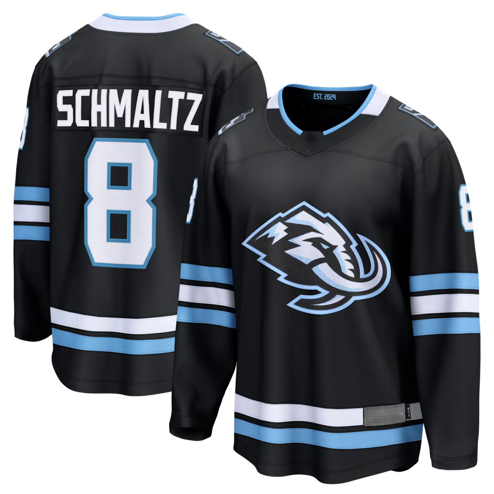Friene U.Mammoth #8 Nick Schmaltz Black Home Breakaway Jerseys