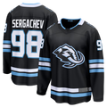 Friene U.Mammoth #98 Mikhail Sergachev Black Home Breakaway Player Jerseys