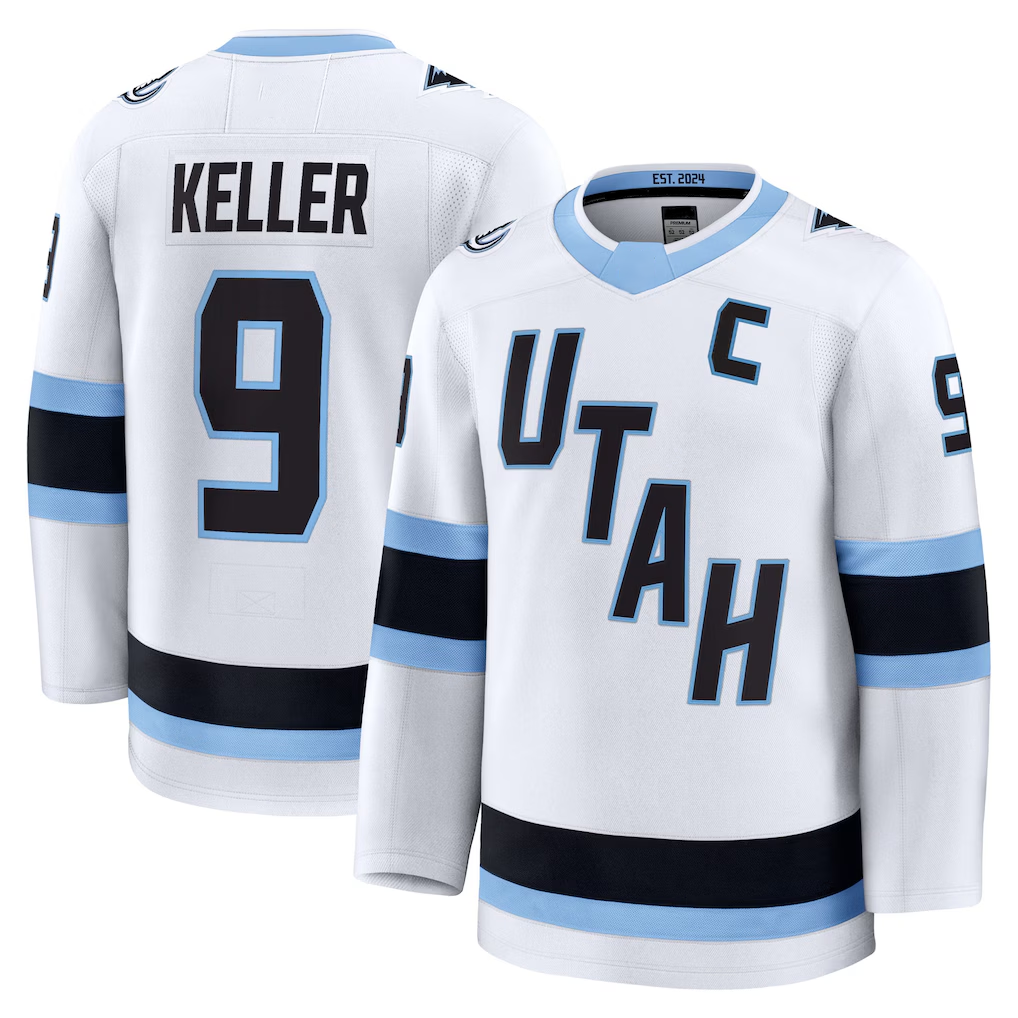 Friene U.Mammoth #9 Clayton Keller White Away Premium Player Jerseys