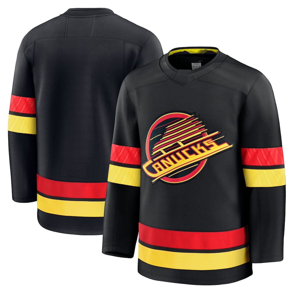 Friene V.Canucks Black Alternate Premium Jerseys