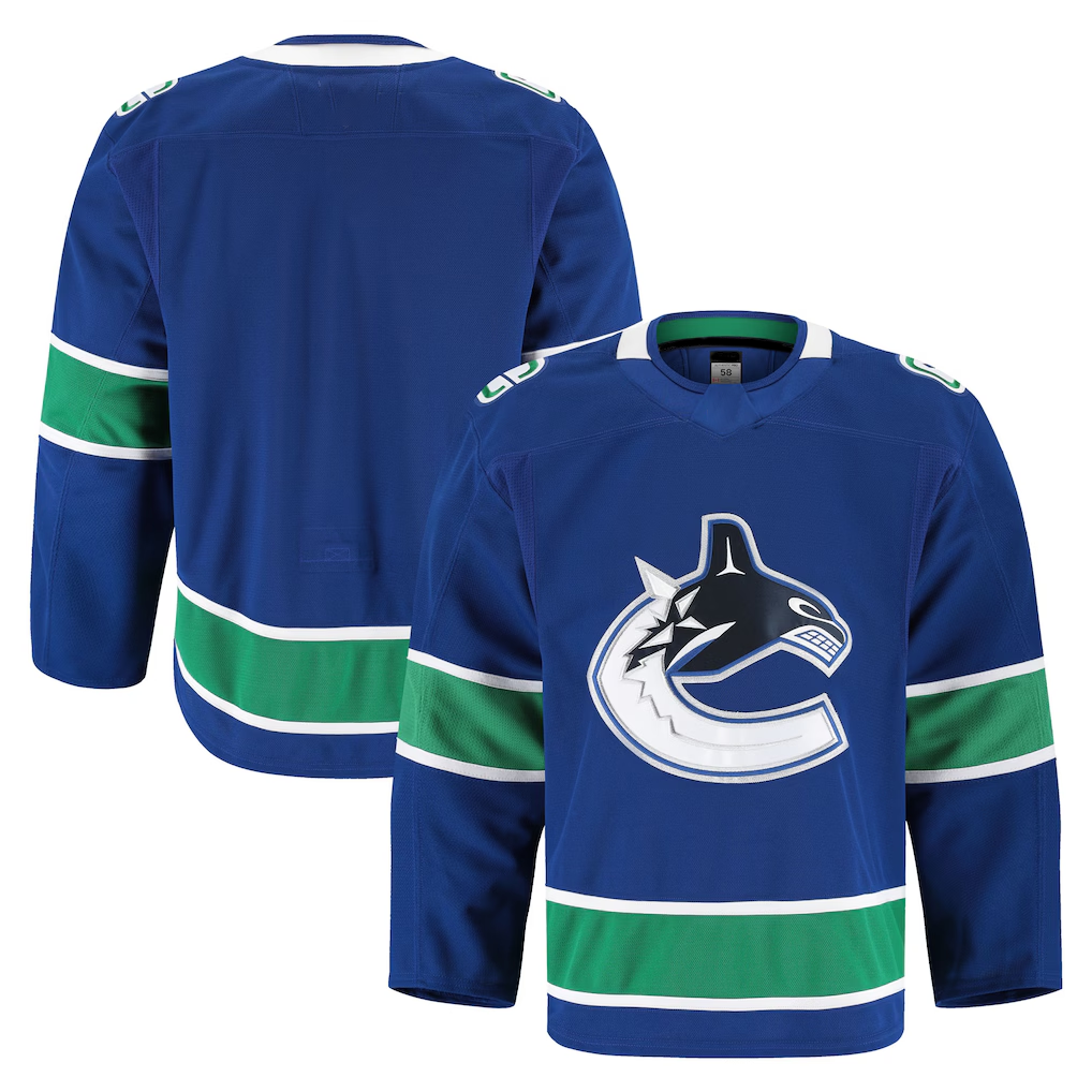Friene V.Canucks Blue Home Authentic Pro Jerseys