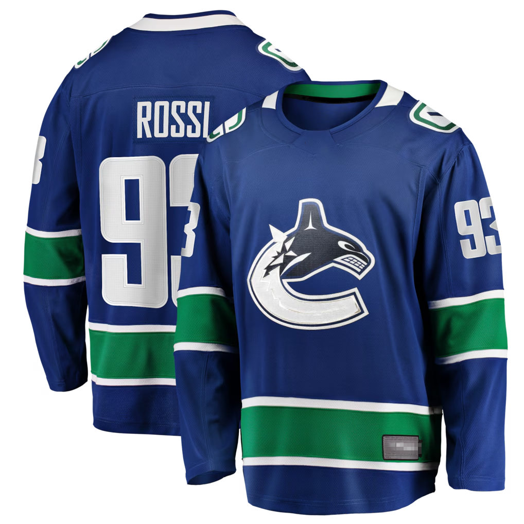 Friene V.Canucks #93 Marco Rossi Blue Home Premier Breakaway Player Jerseys