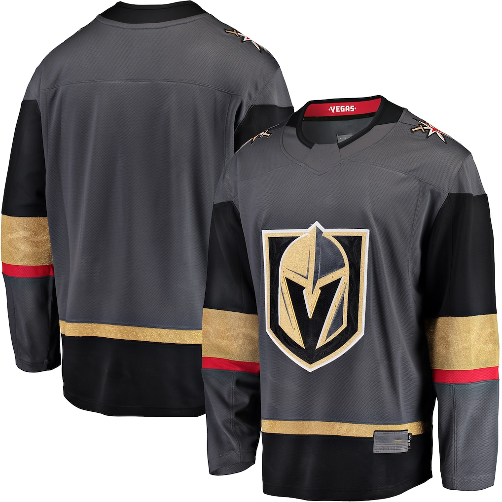 Friene VG.Knights Gray Breakaway Alternate Jerseys