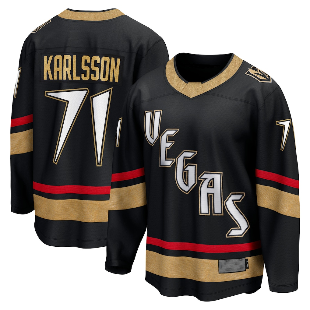 Friene VG.Knights #71 William Karlsson Black Special Edition 2.0 Breakaway Player Jerseys