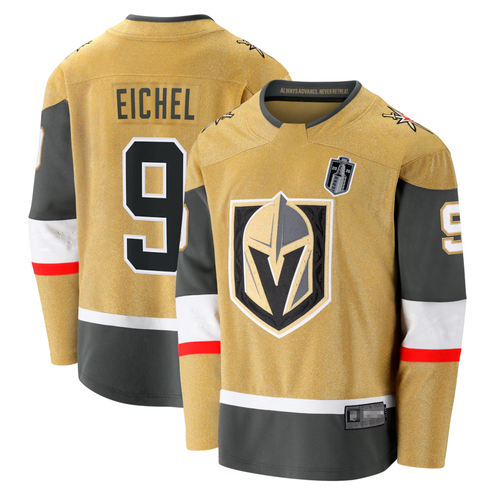 Friene VG.Knights #9 Jack Eichel Gold 2026 Stanley Cup Final Breakaway Jerseys