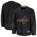 Friene W.Capitals Black 2024 Military Appreciation Practice Jerseys