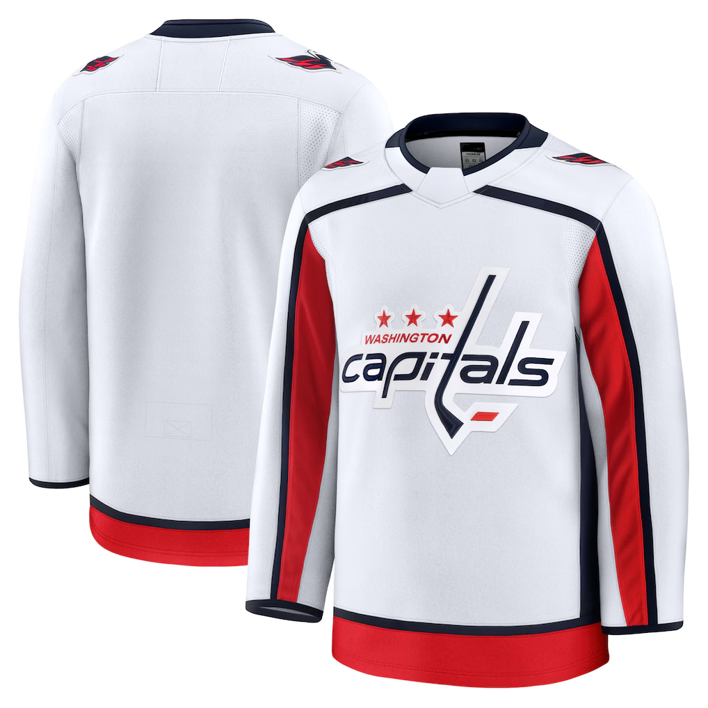 Friene W.Capitals White Away Premium Jerseys