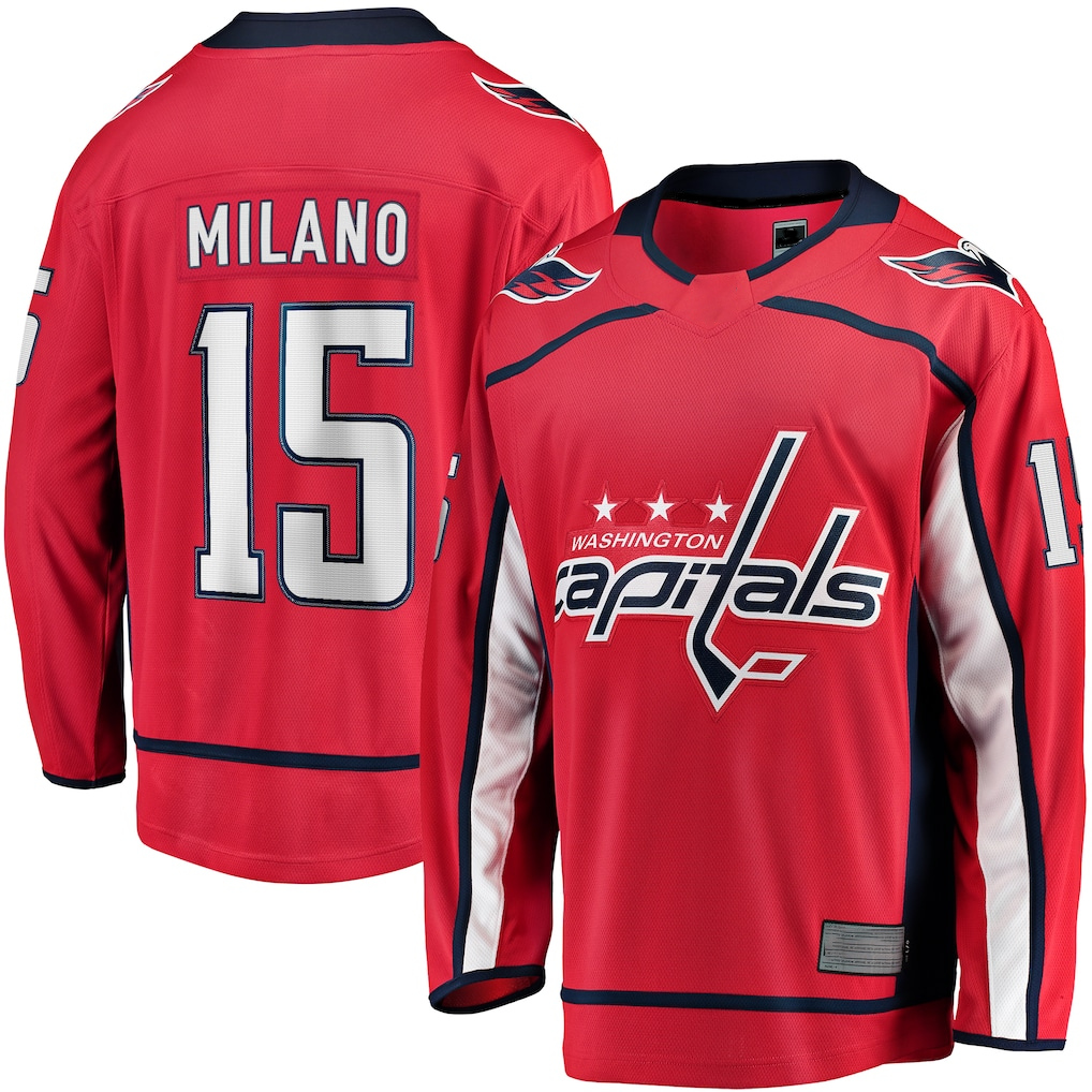 Friene W.Capitals #15 Sonny Milano Red Home Breakaway Jerseys