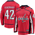 Friene W.Capitals #42 Martin Fehervary Red Home Breakaway Player Jerseys