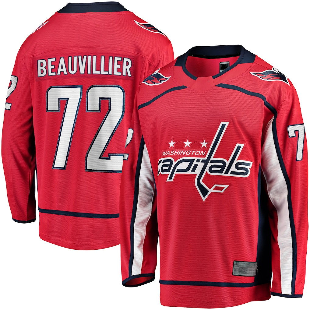 Friene W.Capitals #72 Anthony Beauvillier Red Home Breakaway Jerseys