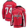 Friene W.Capitals #74 John Carlson Red Home Breakaway Player Jerseys
