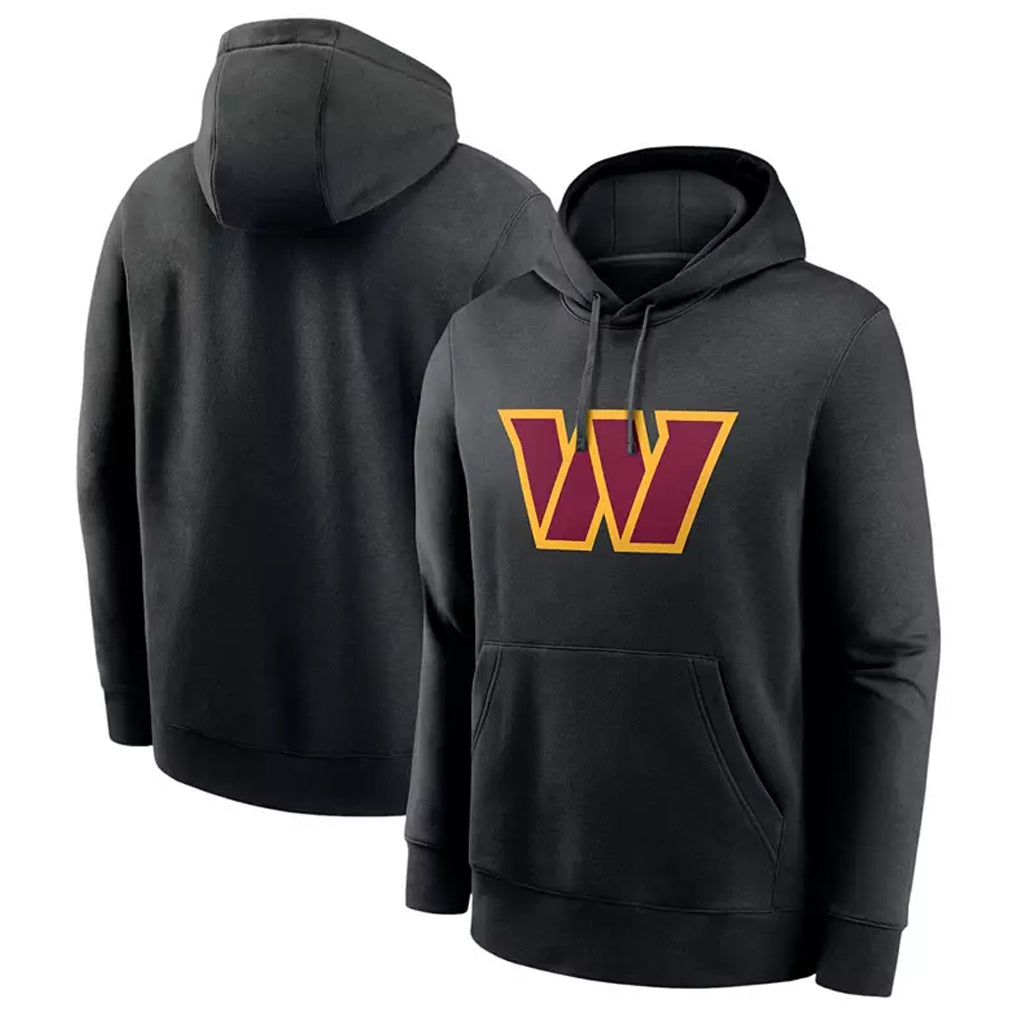 Friene W.Commanders Gray Pullover Hoodies Game Blank Player Stitched Jerseys