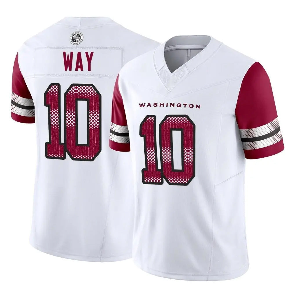 Friene W.Commanders #10 Tress Way Player White Vapor F.U.S.E. Limited Home Game Stitched Jerseys