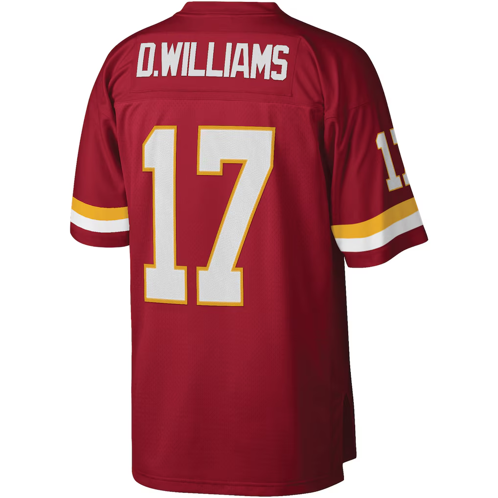 Friene W.Commanders #17 Doug Williams Mitchell & Ness Burgundy Legacy Replica Puhic Stitched Jerseys