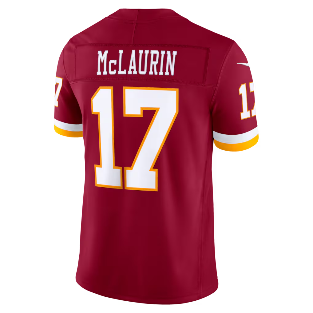 Friene W.Commanders #17 Terry McLaurin Burgundy Team Vapor F.U.S.E. Stitched Limited Jerseys