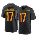 Friene W.Commanders #17 Terry Mclaurin Player Black Home Game Stitched Jerseys