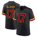 Friene W.Commanders #17 Terry Mclaurin Player Black Limited Home Game Stitched Jerseys