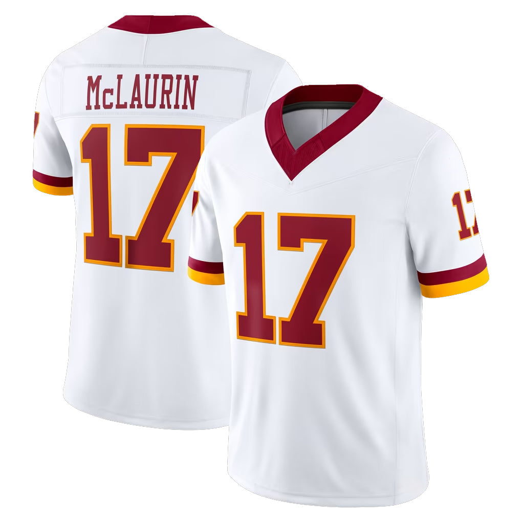 Friene W.Commanders #17 Terry Mclaurin Player White Limited Vapor F.U.S.E. Home Game Stitched Jerseys
