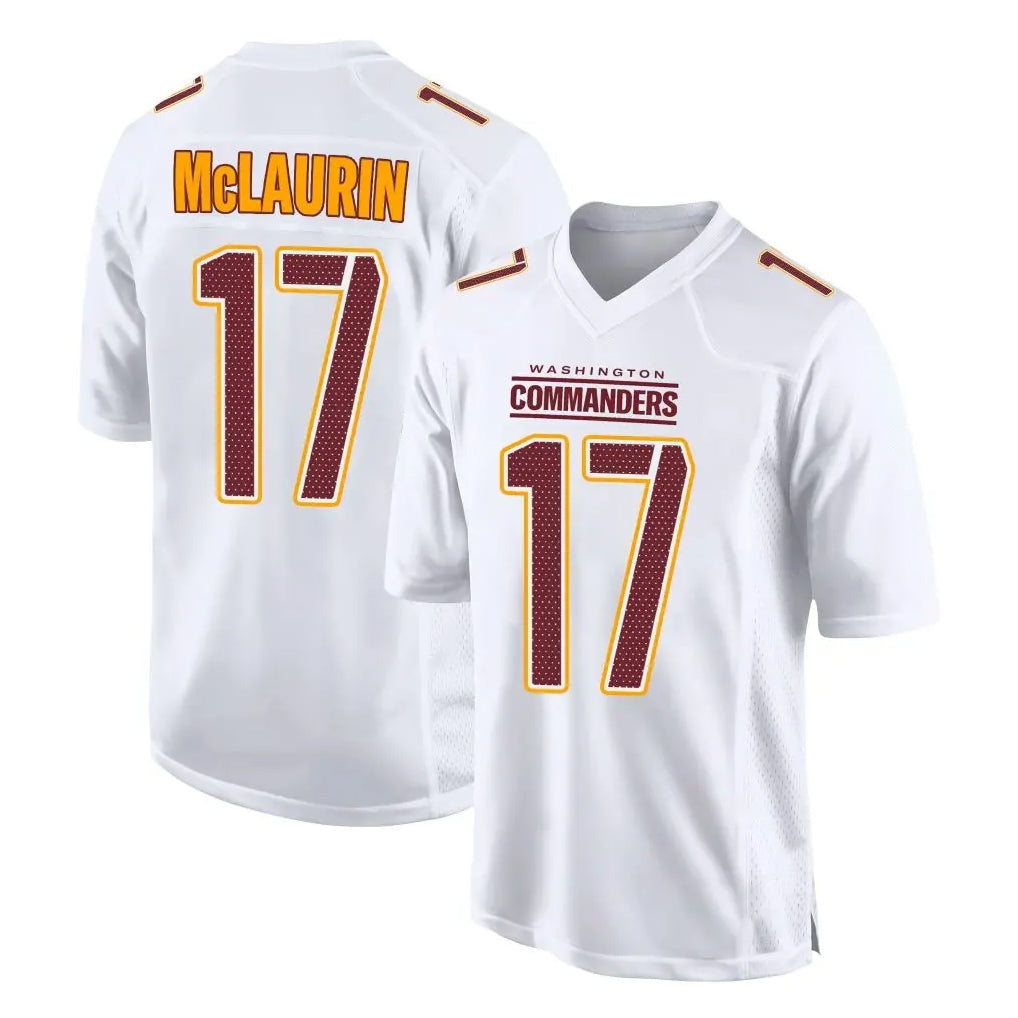 Friene W.Commanders #17 Terry Mclaurin Player White Tundra Fashion Home Game Stitched Jerseys