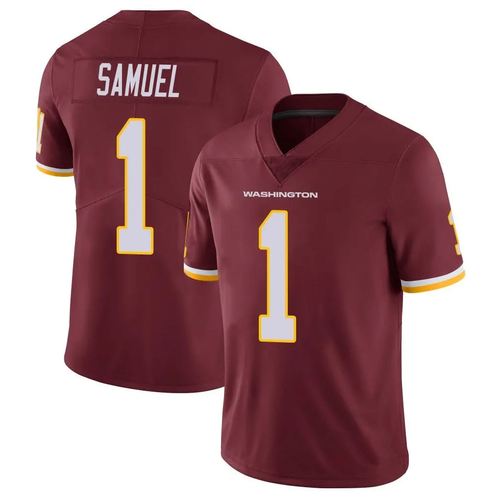 Friene W.Commanders #1 Deebo Samuel Sr Player Burgundy Vapor Limited Stitched Jerseys