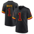 Friene W.Commanders #1 Rachaad White Player Black Limited Home Game Stitched Jerseys