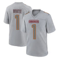 Friene W.Commanders #1 Rachaad White Player Gray Atmosphere Fashion Home Game Stitched Jerseys