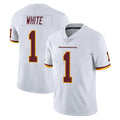 Friene W.Commanders #1 Rachaad White Player White Limited Vapor Untouchable Home Game Stitched Jerseys