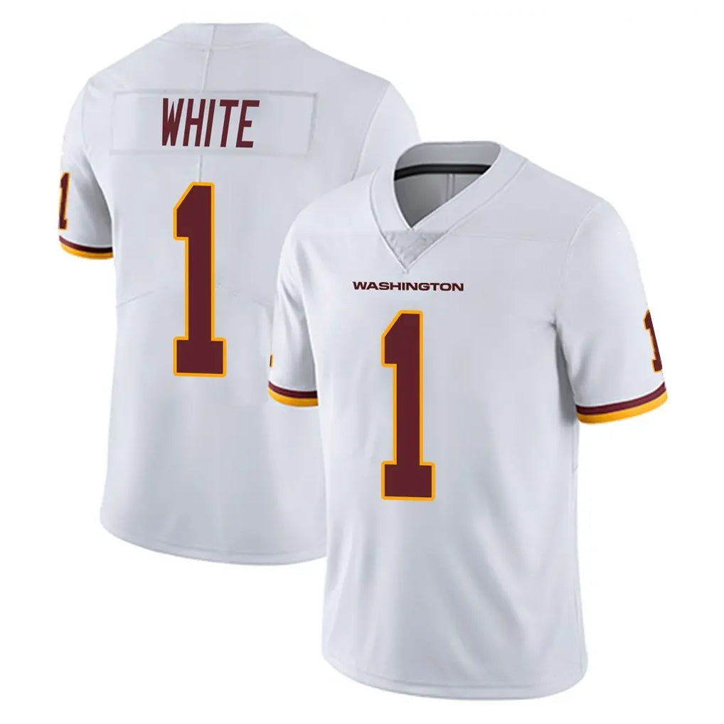 Friene W.Commanders #1 Rachaad White Player White Limited Vapor Untouchable Home Game Stitched Jerseys
