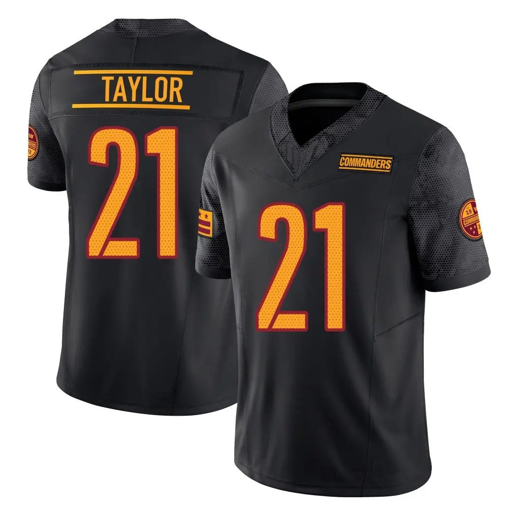 Friene W.Commanders #21 Sean Taylor Player Black Vapor F.U.S.E. Limited Stitched Jerseys