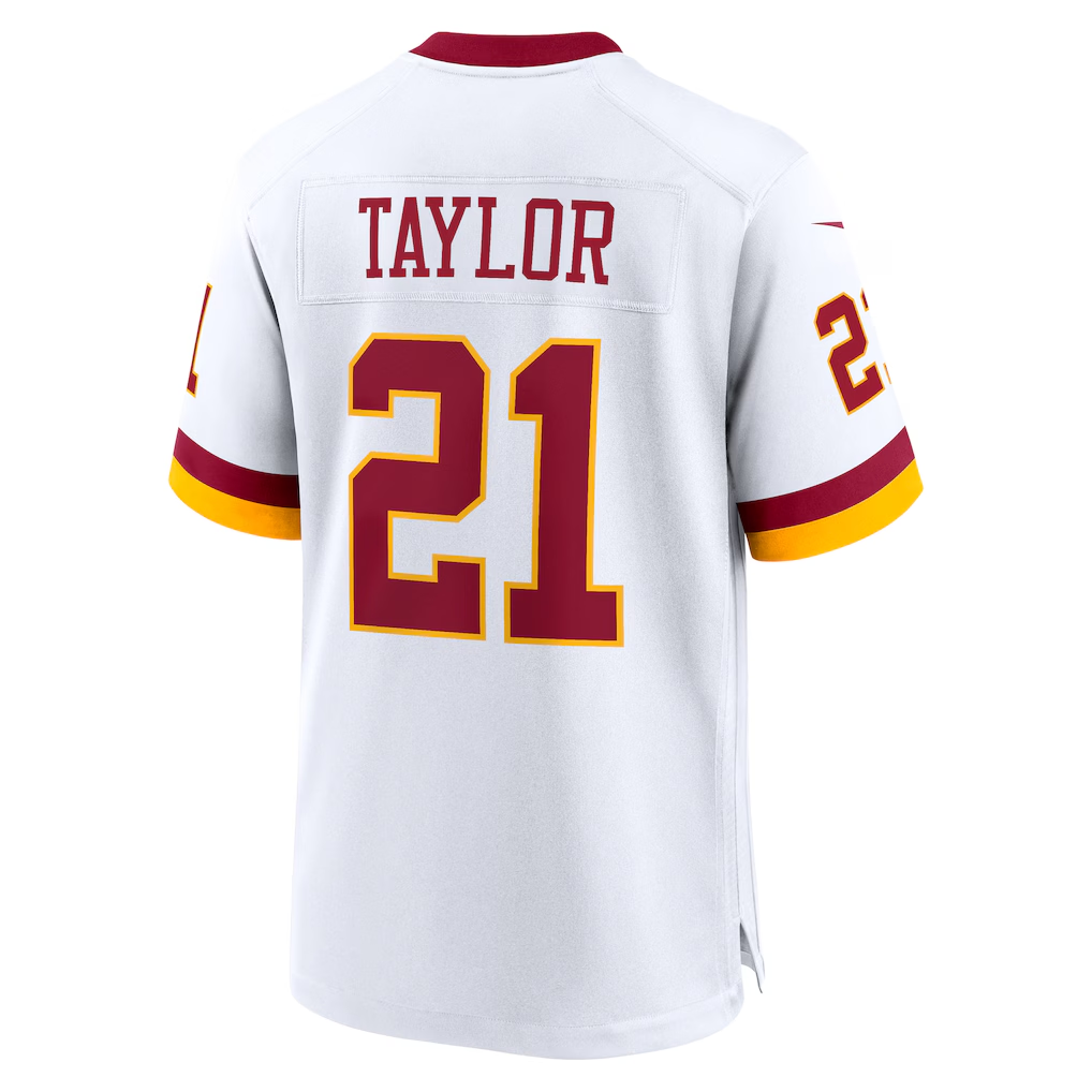 Friene W.Commanders #21 Sean Taylor White Game Super Bowl Era Stitched Jerseys
