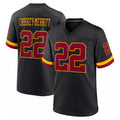 Friene W.Commanders #22 Jacory Croskey-Merritt Player Black Limited Home Game Stitched Jerseys