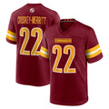 Friene W.Commanders #22 Jacory Croskey-Merritt Player Burgundy Home Game Stitched Jerseys