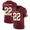 Friene W.Commanders #22 Jacory Croskey-Merritt Player Burgundy Vapor Limited Stitched Jerseys