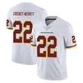 Friene W.Commanders #22 Jacory Croskey-Merritt Player White Tundra Fashion Home Game Stitched Jerseys