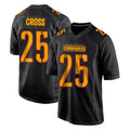 Friene W.Commanders #25 Nick Cross Player Black Carbon Fashion Home Game Stitched Jerseys