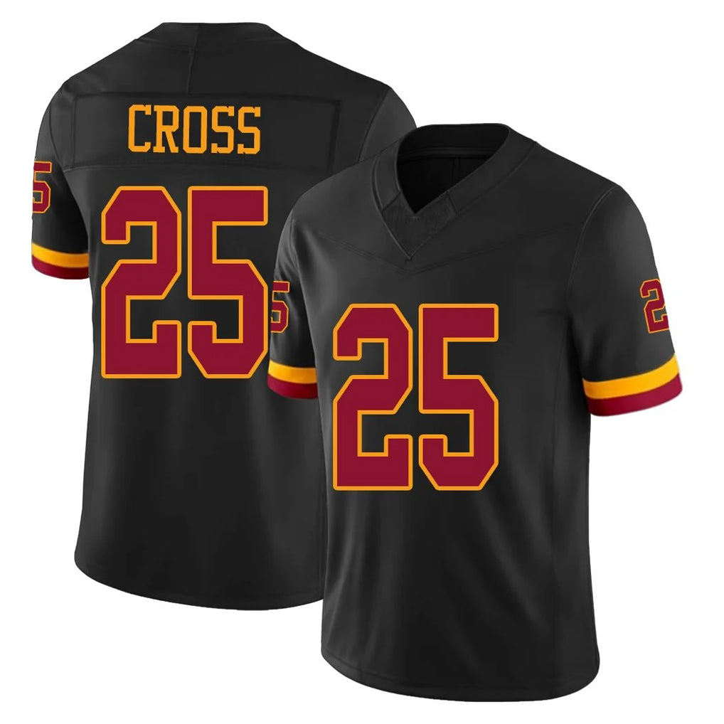 Friene W.Commanders #25 Nick Cross Player Black Limited Vapor Home Game Stitched Jerseys