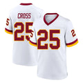 Friene W.Commanders #25 Nick Cross Player White Home Game Stitched Jerseys
