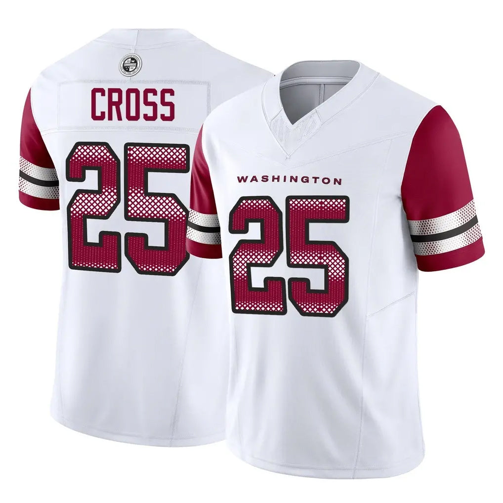Friene W.Commanders #25 Nick Cross Player White Vapor F.U.S.E. Limited Home Game Stitched Jerseys