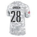 Friene W.Commanders #28 Darrell Green Player  Arctic Camo Salute To Service Limited Stitched Jerseys
