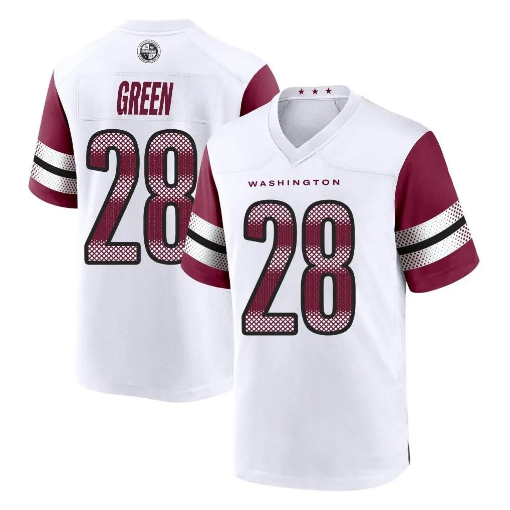 Friene W.Commanders #28 Darrell Green Player White Home Game Stitched Jerseys
