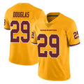 Friene W.Commanders #29 Rasul Douglas Player Gold Limited Color Rush Home Game Stitched Jerseys