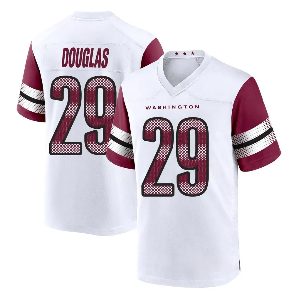Friene W.Commanders #29 Rasul Douglas Player White Game Home Stitched Jerseys