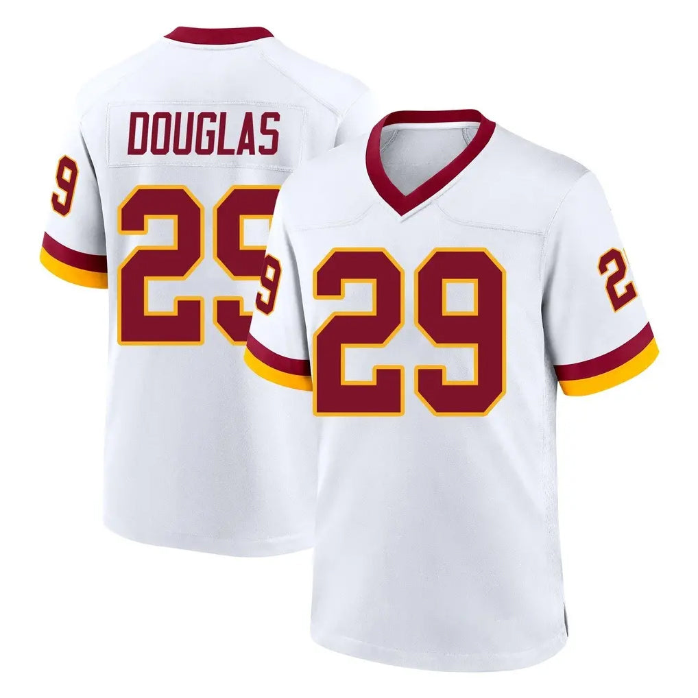 Friene W.Commanders #29 Rasul Douglas Player White Home Game Stitched Jerseys